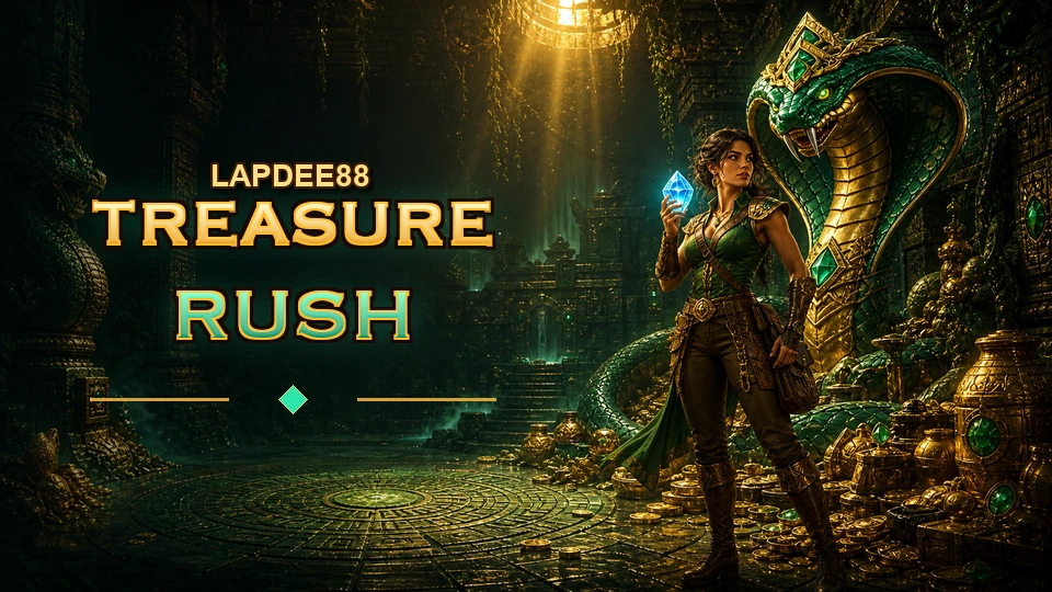 Lapdee88 Treasure Rush cinematic game artwork